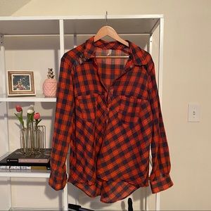 Free People Lightweight flannel